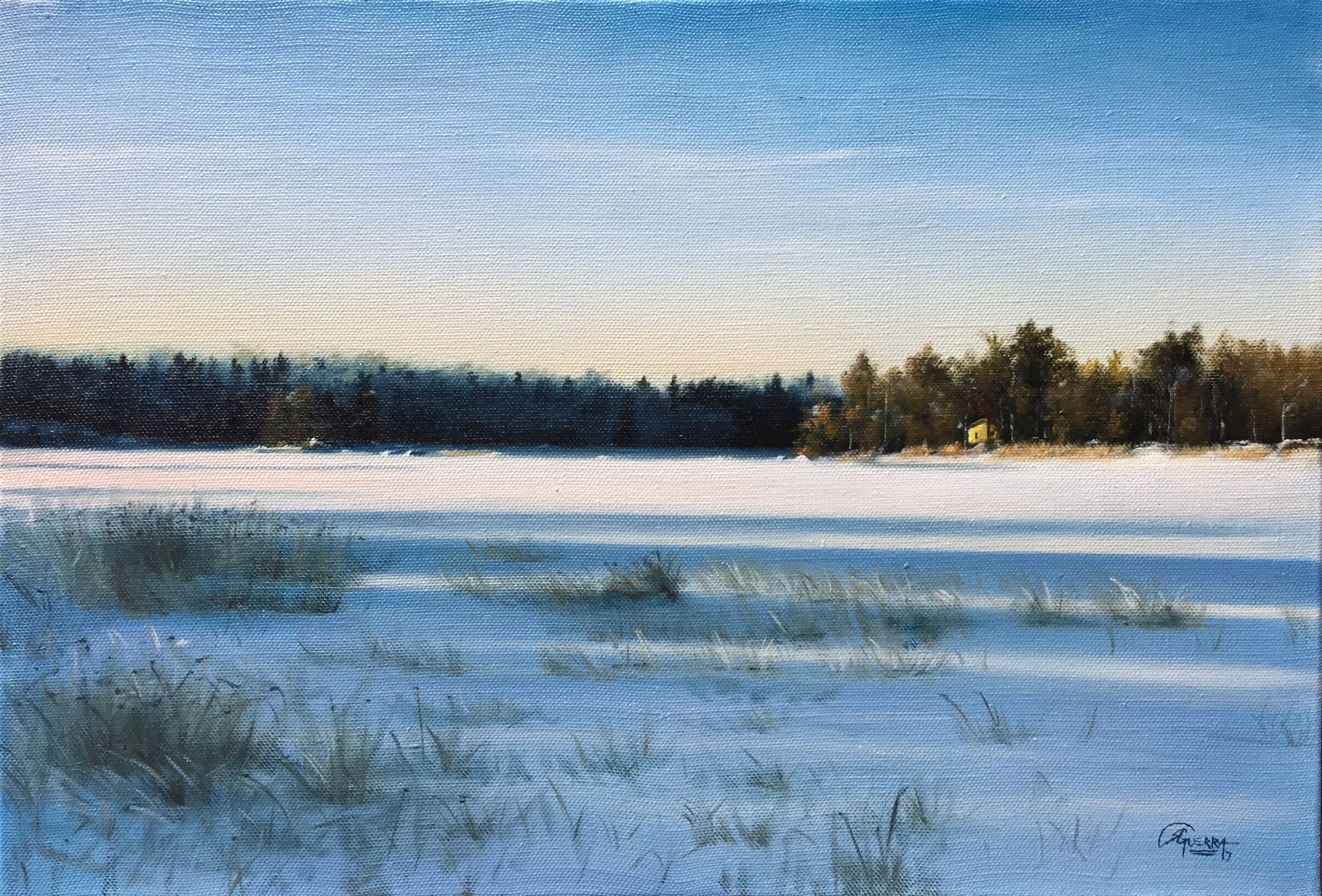 A Finnish Lake in January, Rafael Guerra