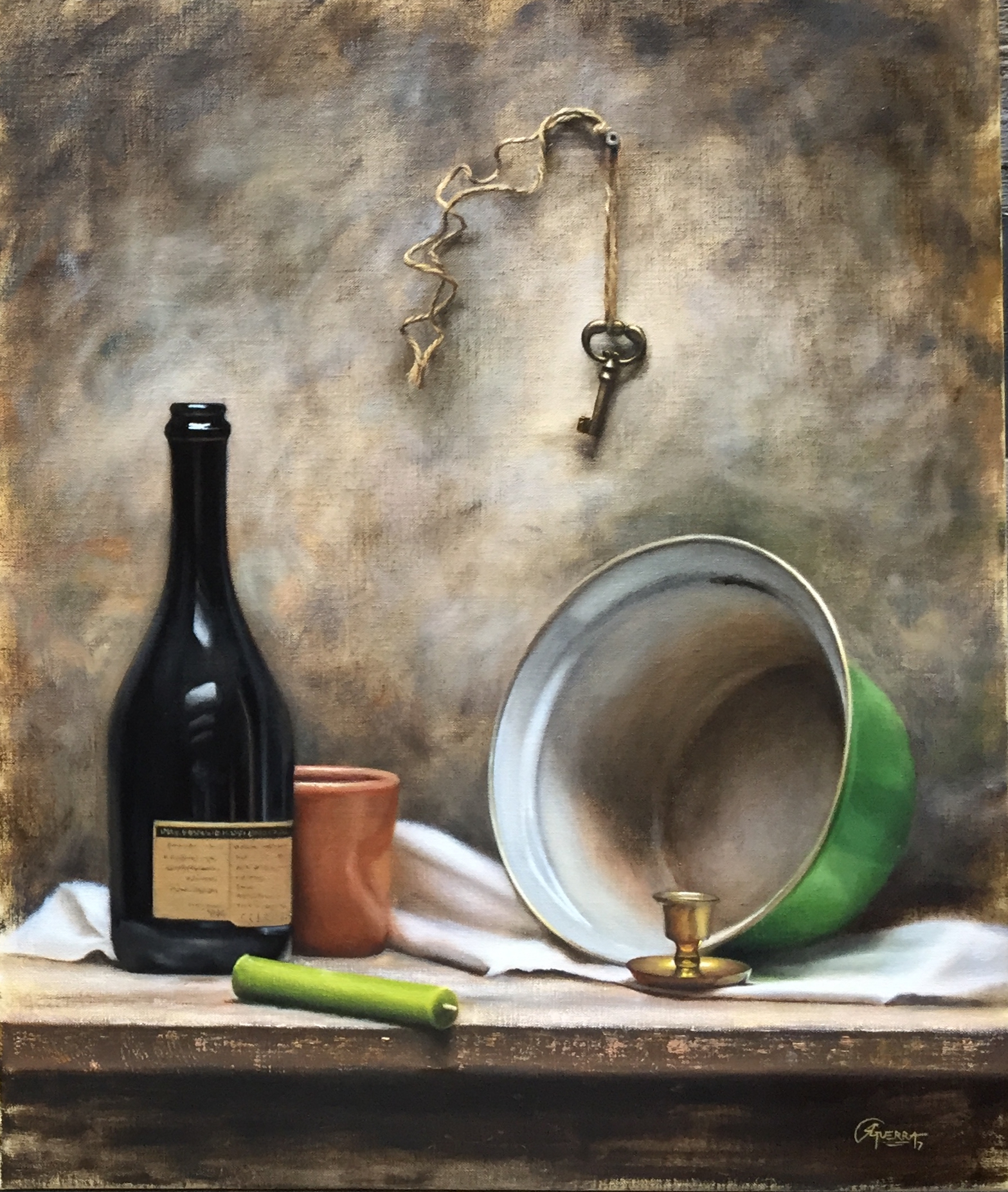 Still Life with Green Pan