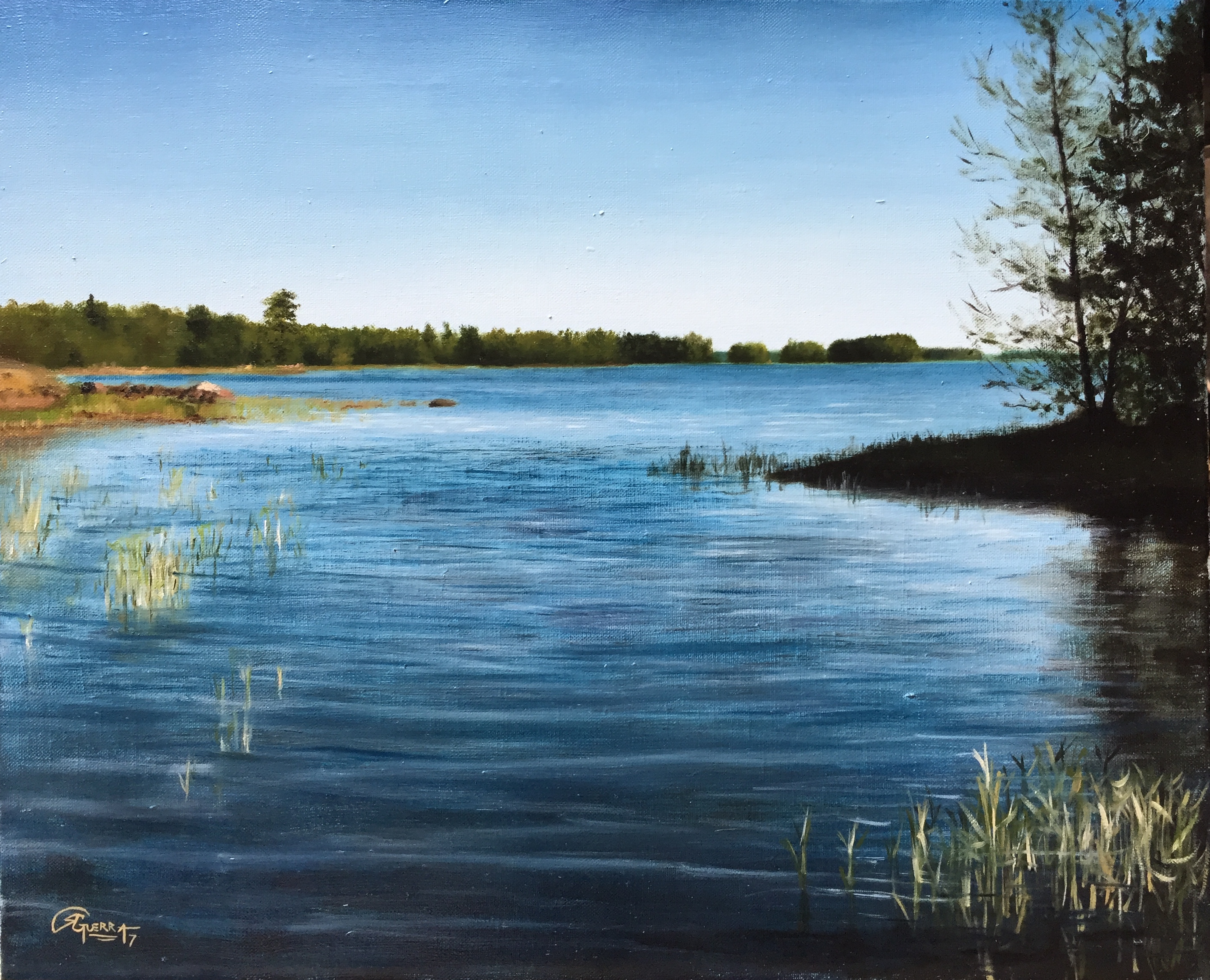 A Lake in Finland in Spring (May)