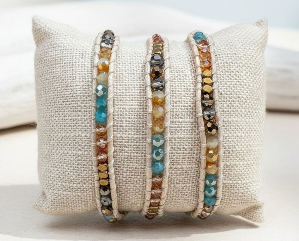 Yoga & Edelstein-Armband