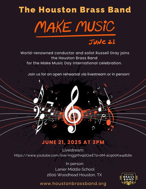 Make Music Day Houston, June 21,2025