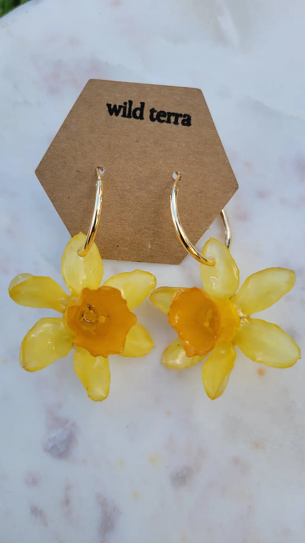 Thumbnail: Daffodil Gold Hoops