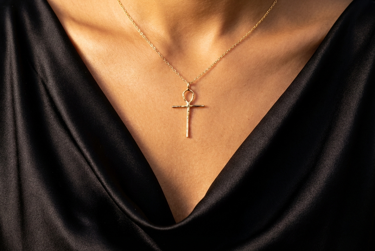 Ankh Twig Necklace