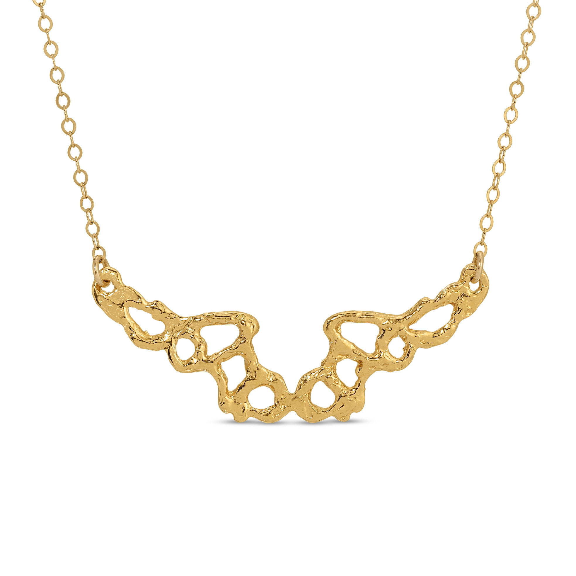 Lunar Lava Wings Necklace