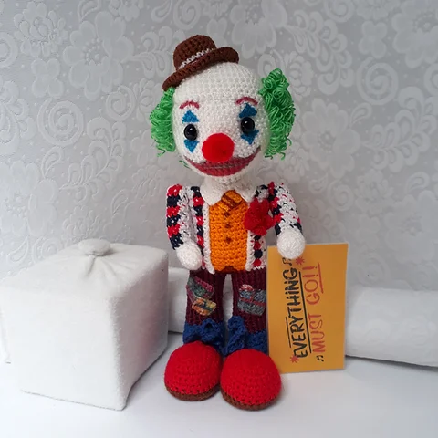 crochet batman doll
