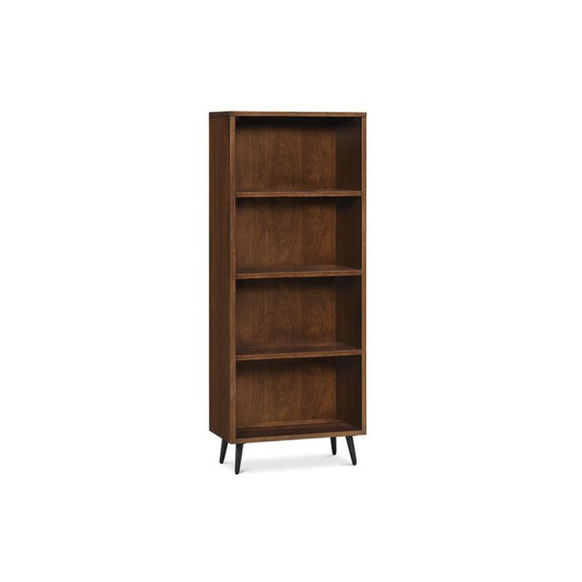 Evora 4-Tier Display Bookcase by Handstone Furniture in solid walnut