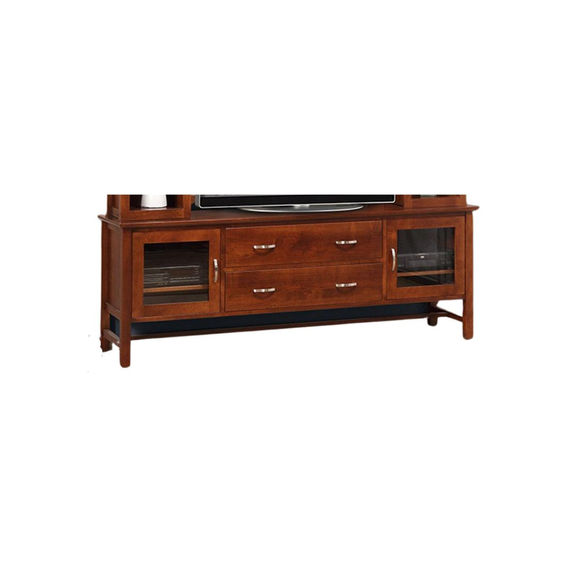Modern Brooklyn TV Stand by Handstone in solid maple