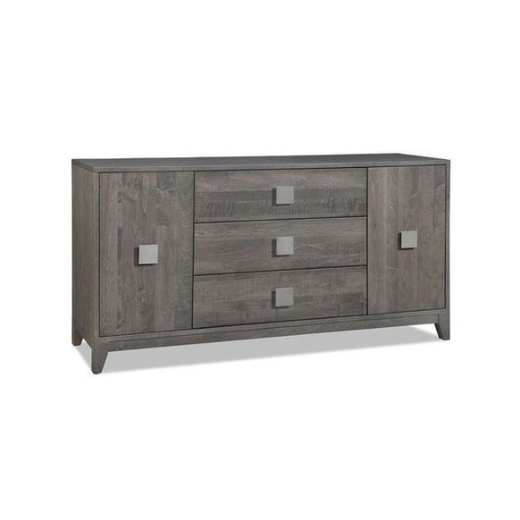 Handstone Belmont Sideboard in medium grey stain on maple