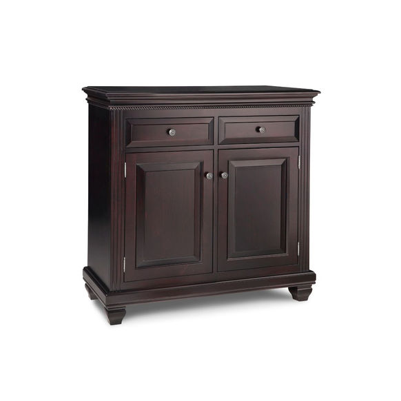 Spanish colonial Florentino Sideboar in walnut finish on solid maple by Handstone