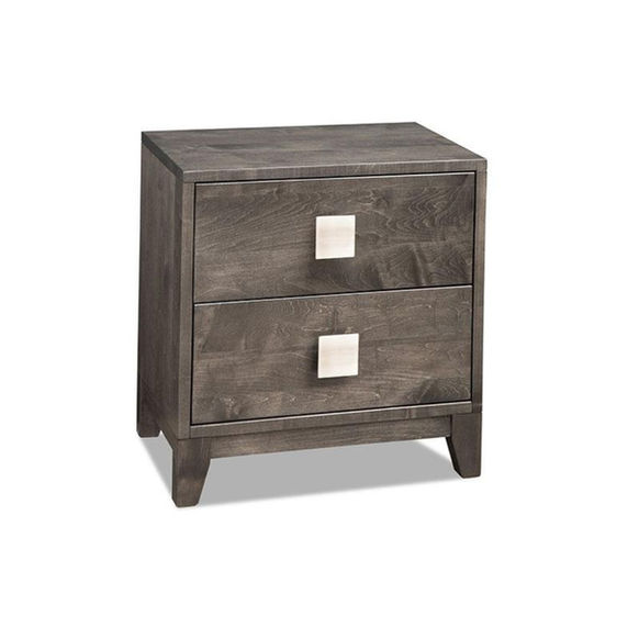 Belmont 2-Drawer Nightstand by Handstone in solid maple