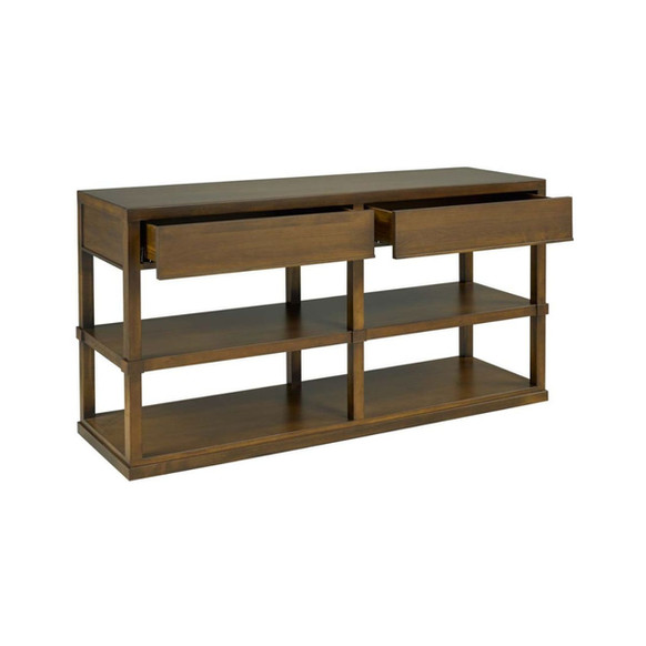Kahn Open Sideboard by Cardinal Woodcraft in solid maple