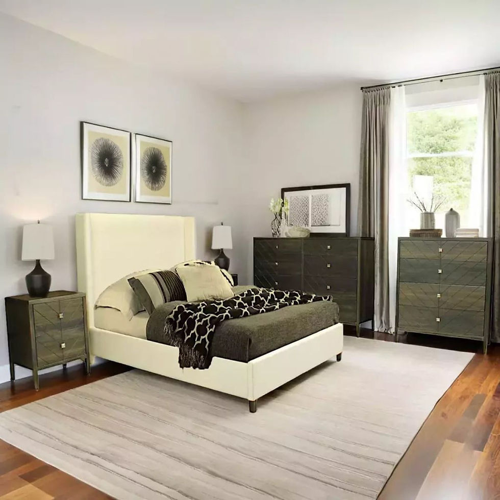 Emile Fabric Bedroom Set