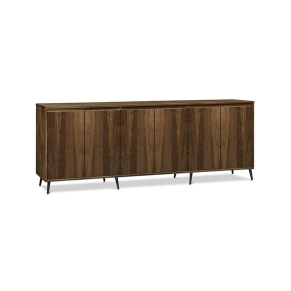 Evora 6-Door Sideboard by Handstone Furniture in solid walnut