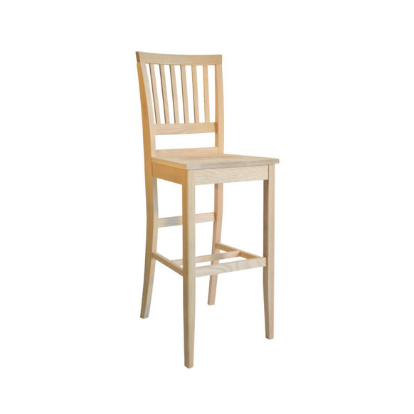 Homedale solid wood stool in natural finish on maple by Martin's Chairs