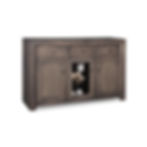 Contempo 3-Drawer 3-Door Sideboard with Centre Glass Door