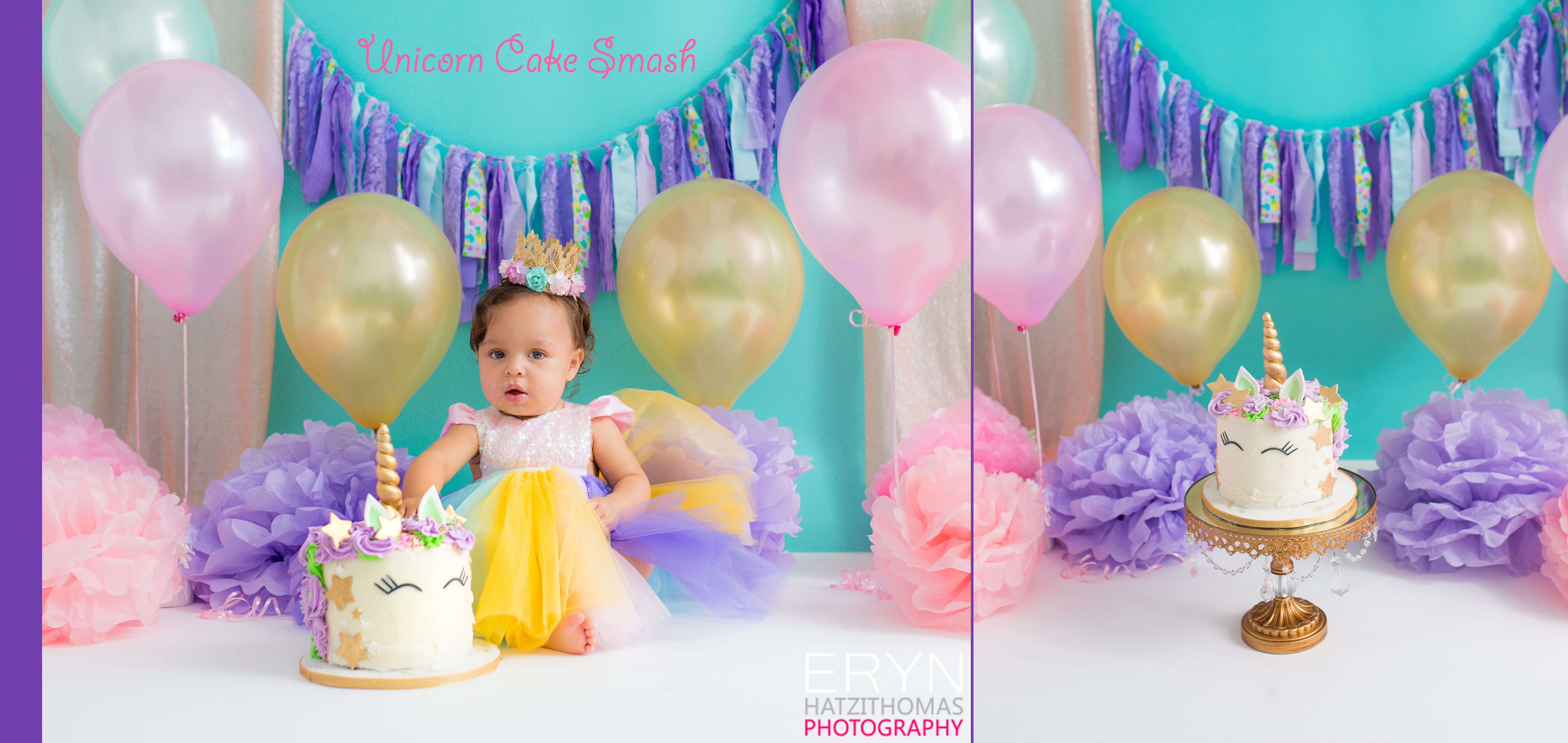 Unicorn Cake Smash