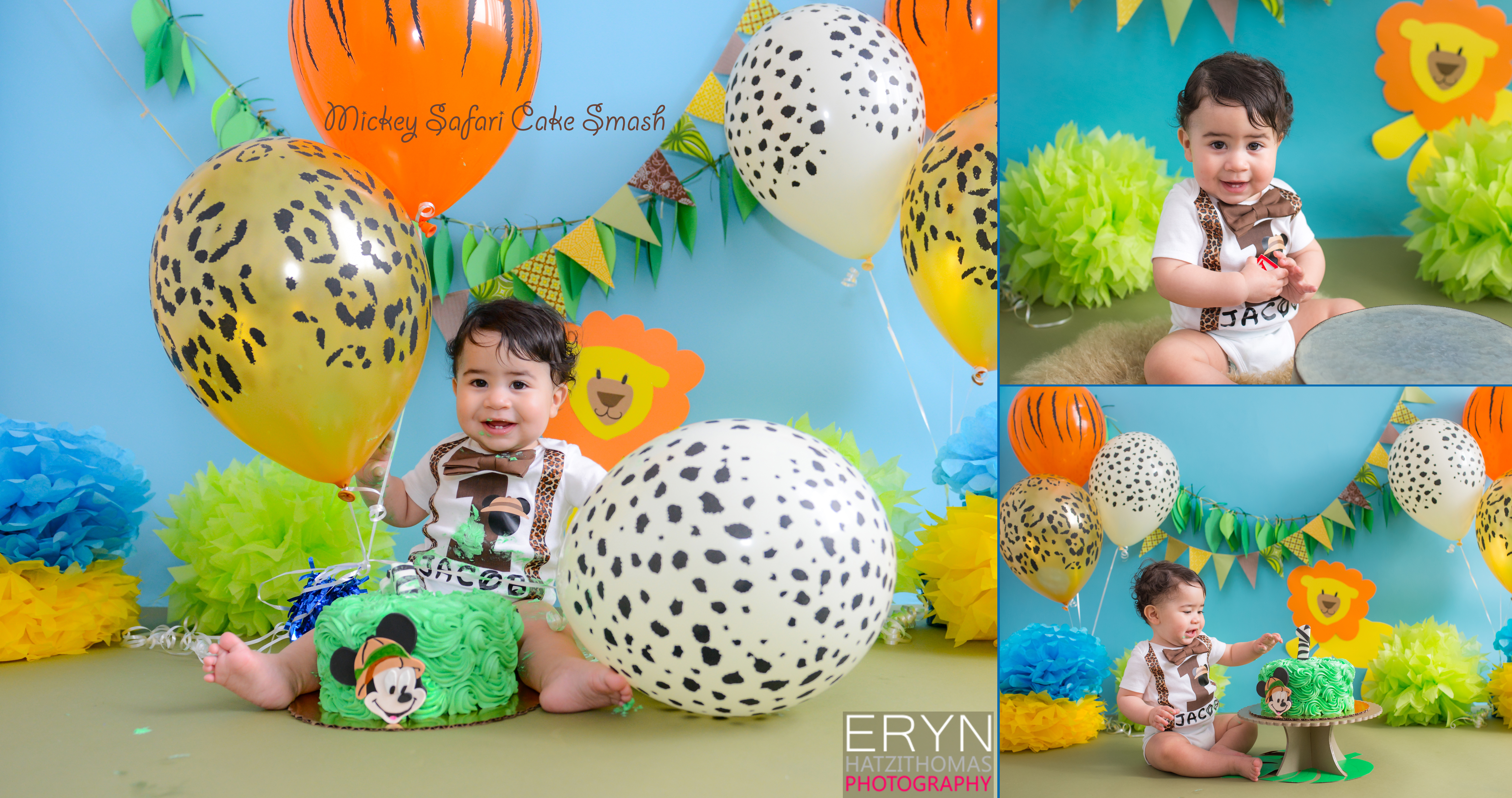 Mickey Safari Cake Smash