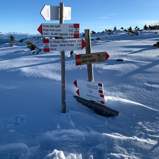 cartelli indicazione in montagna
