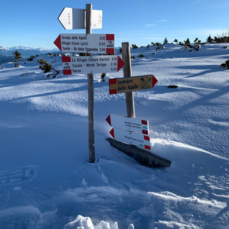 cartelli indicazione in montagna