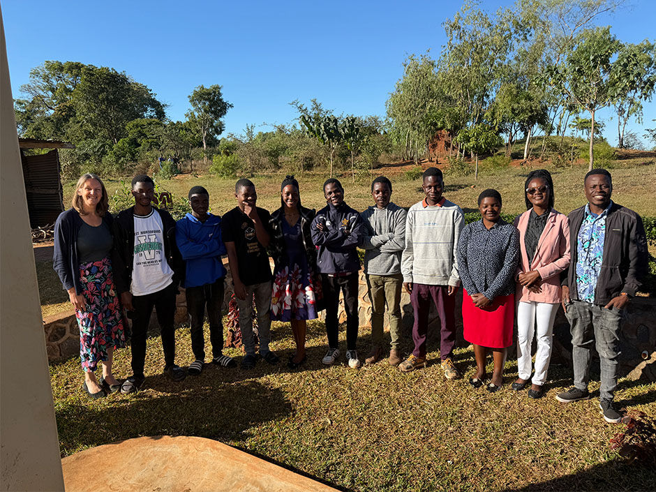 Our sponsored university students work at Hope Skills Centre during their holidays, sharing their skills and supporting younger students.