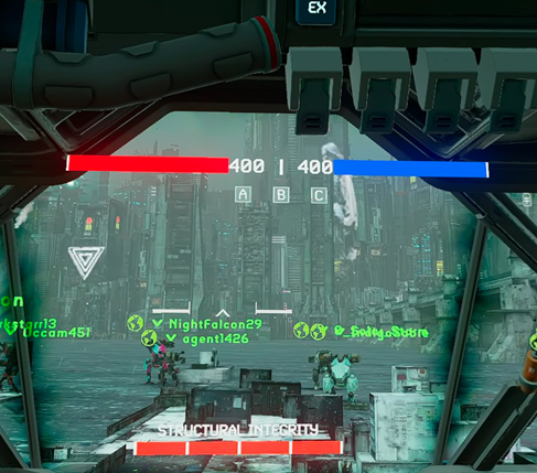 Cockpit view in Iron Rebellion