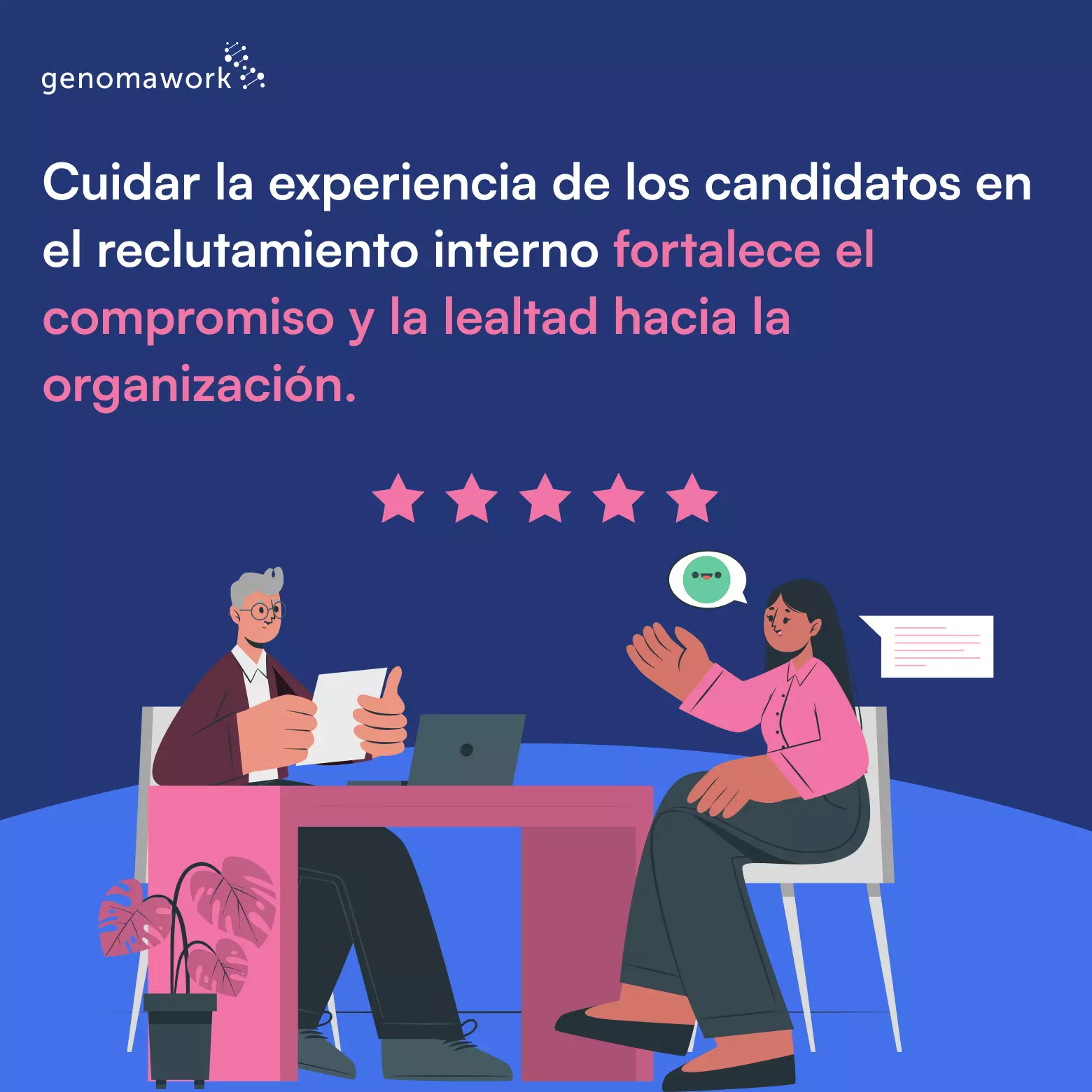 experiencia del candidato en el reclutamiento interno