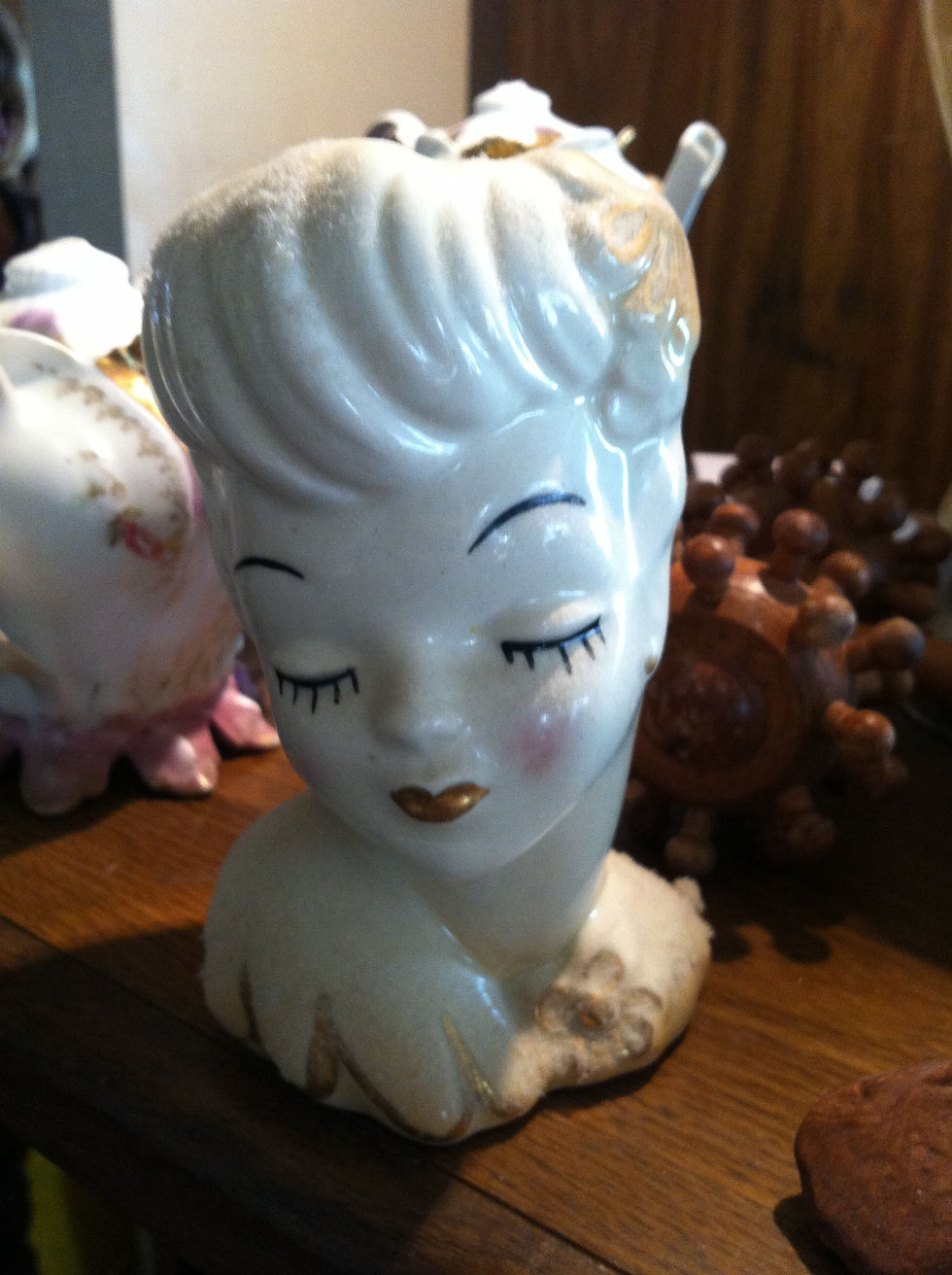 Lady Head Vase