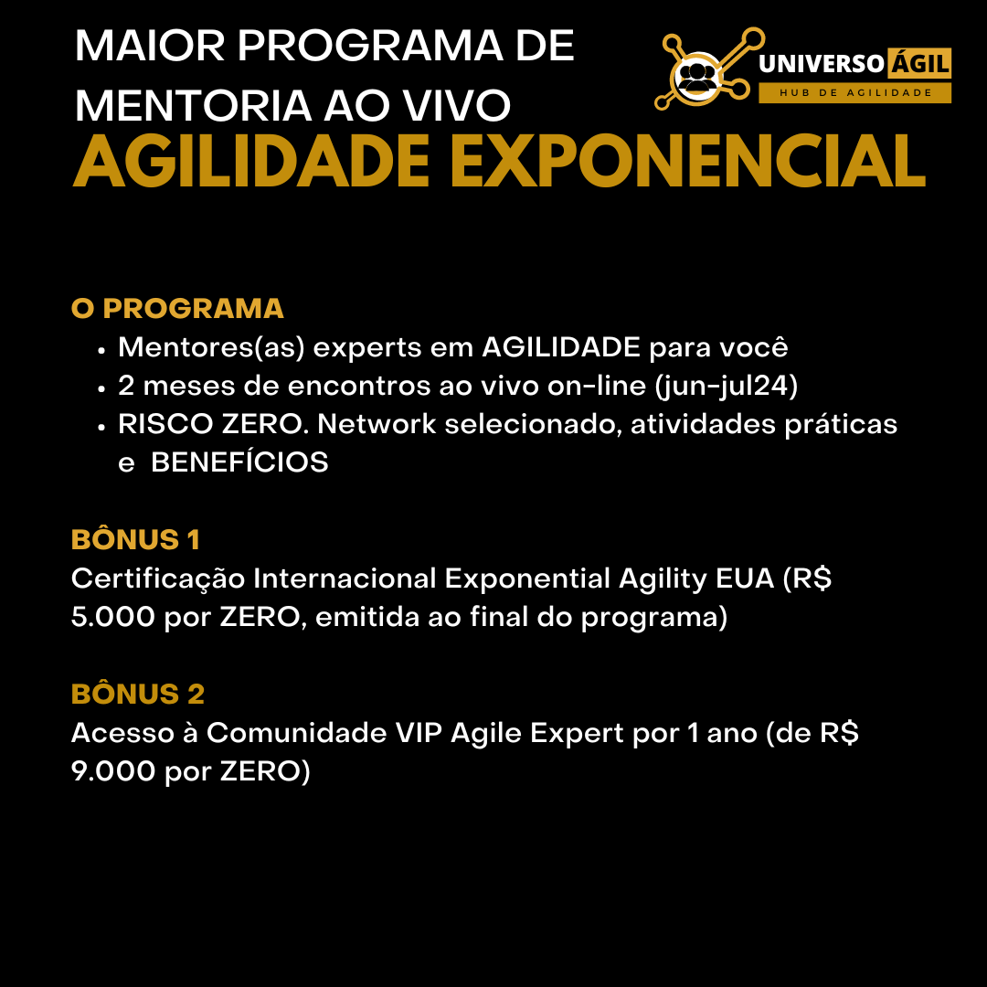 Mentoria Agilidade Exponencial Turma 3
