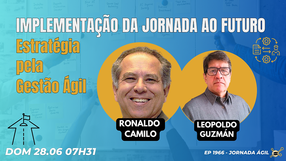 #JornadaÁgil EP1966 Implementação da Jornada ao Futuro: Estratégia pela Gestão Ágil DOM 28.06.26 07h31