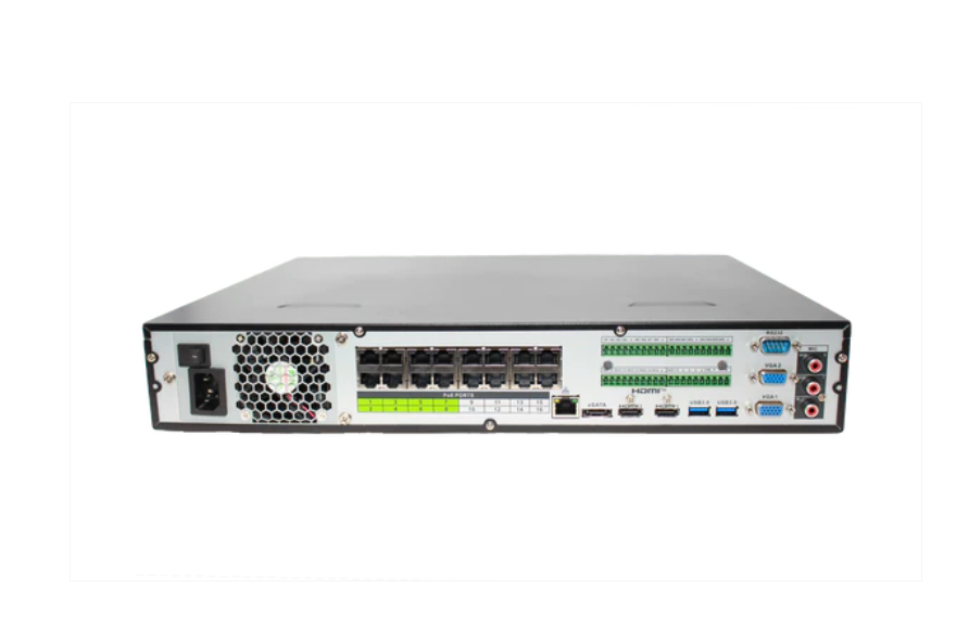 MNR5432-16P-AI 4K 32 Channel AI NVR, 384 Mbps NVR, 16 Poe Ports, 4 HDD Bays