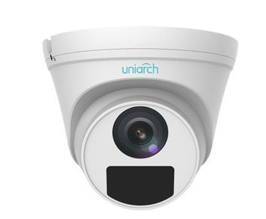 Uniarch by Uniview FullHD 1080p 2MP Turret IP Security Camera com 2,8 mm