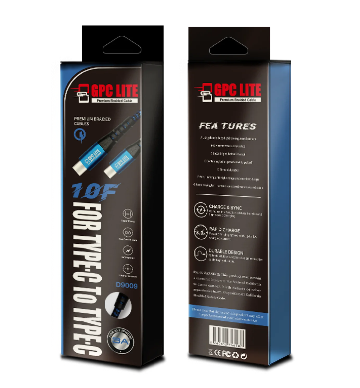 Thumbnail: 10-TYPE C , 3A Premium Braided Fast Charging for Galaxy s22 s21 s20 Note