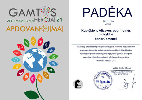 GAMTOS HEROJAI 2021