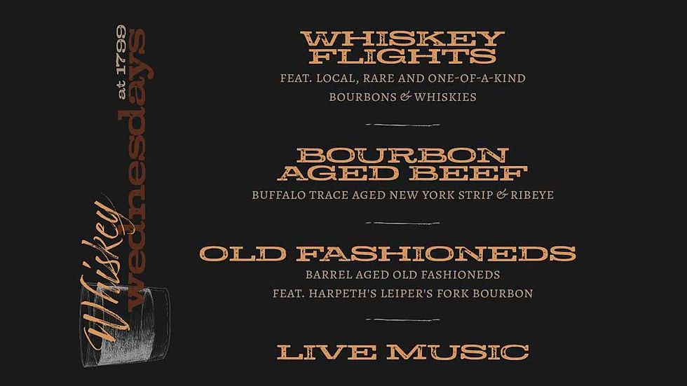 Whiskey Wednesday feat. Live Music