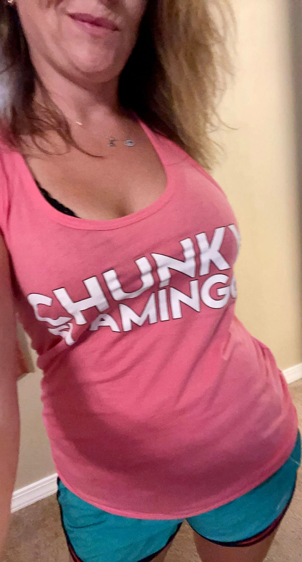 Thumbnail: Women’s Peek-A-Mingo Racerback Tank Top