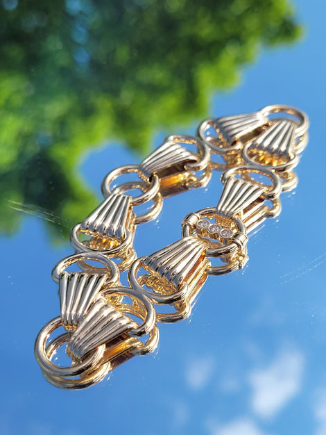 18K, guld, armband, diamanter, lyxigt, exklusivt,