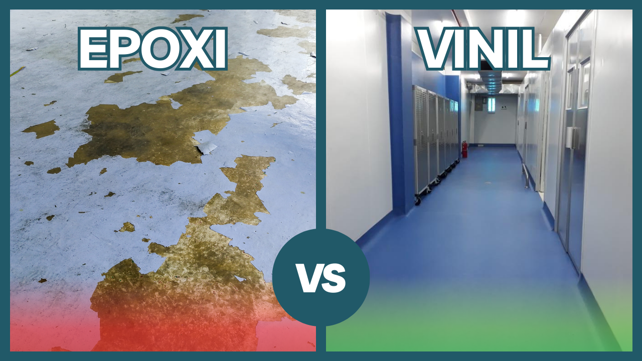 Epoxi vs Vinil (PVC) en pisos sanitarios