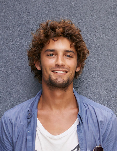 Man with Curls