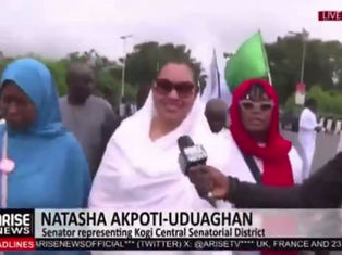 VIDEO: Senator Natasha Akpoti-Uduaghan’s Cars Denied Entry into National Assembly Premises by Security