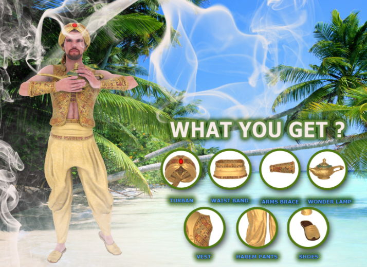 Sinbad Outfit & Wonder Lamp