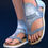 Thumbnail: Nellie Denim Outfit & Sandals & Hair & Morphs (iClone 7.93 or Up)
