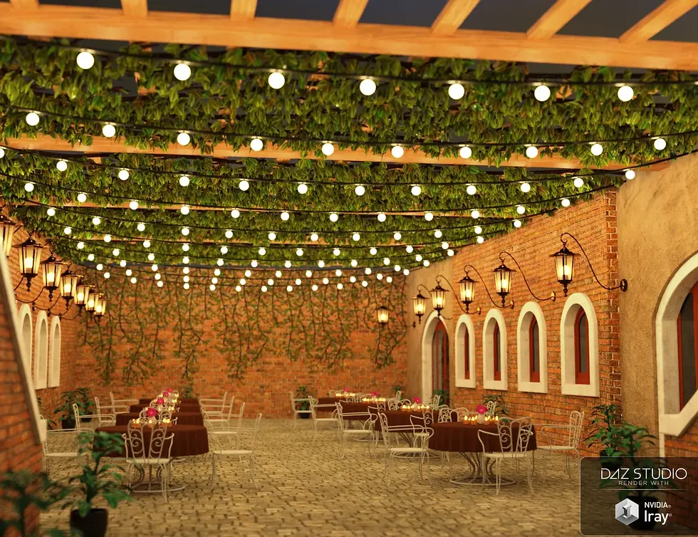 Thumbnail: Open Air Cafe - iClone 8