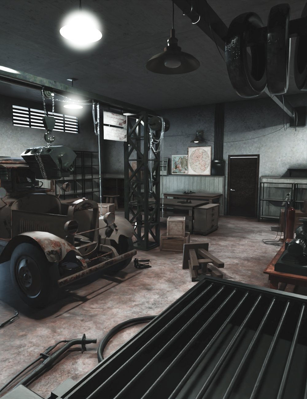 Restoration Shop - iClone 8+