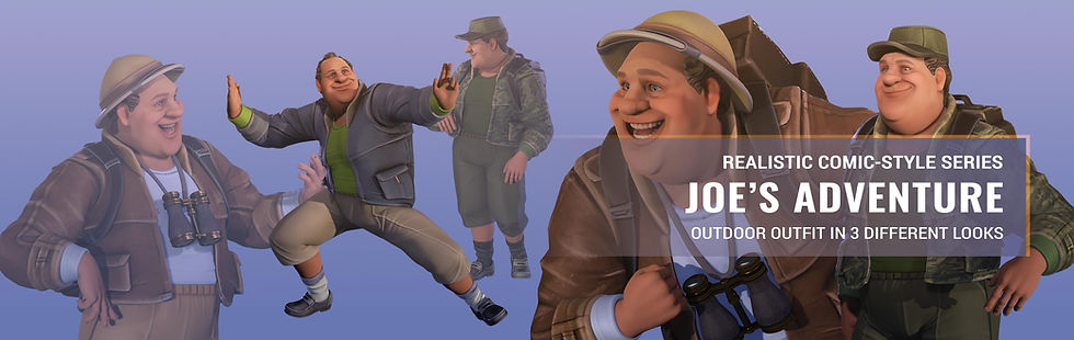 Thumbnail: Adventure Outfits & Gears Combo - CC v3.4+ iC v7.92+