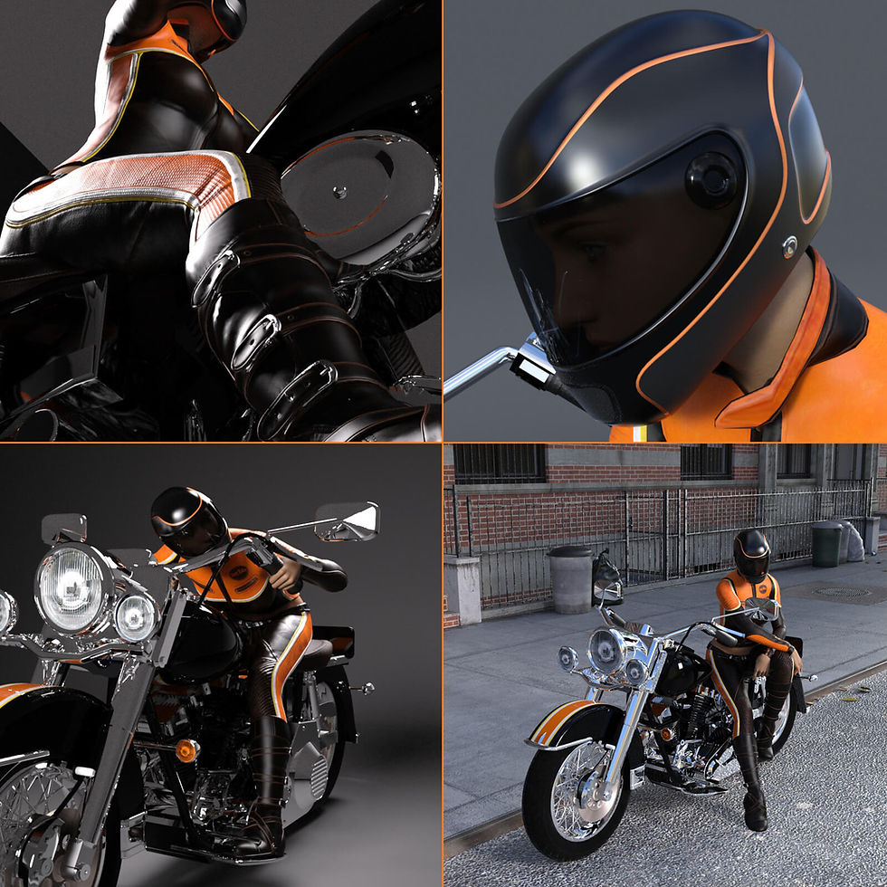 Thumbnail: Easy Rider + Motorbike - iClone8 CC5