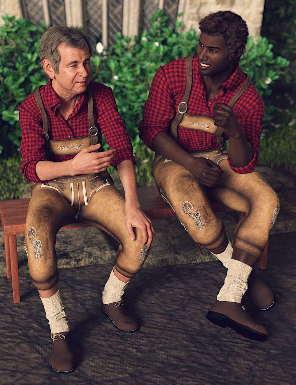 Thumbnail: Bundhosen Outfit CC3, iClone 7