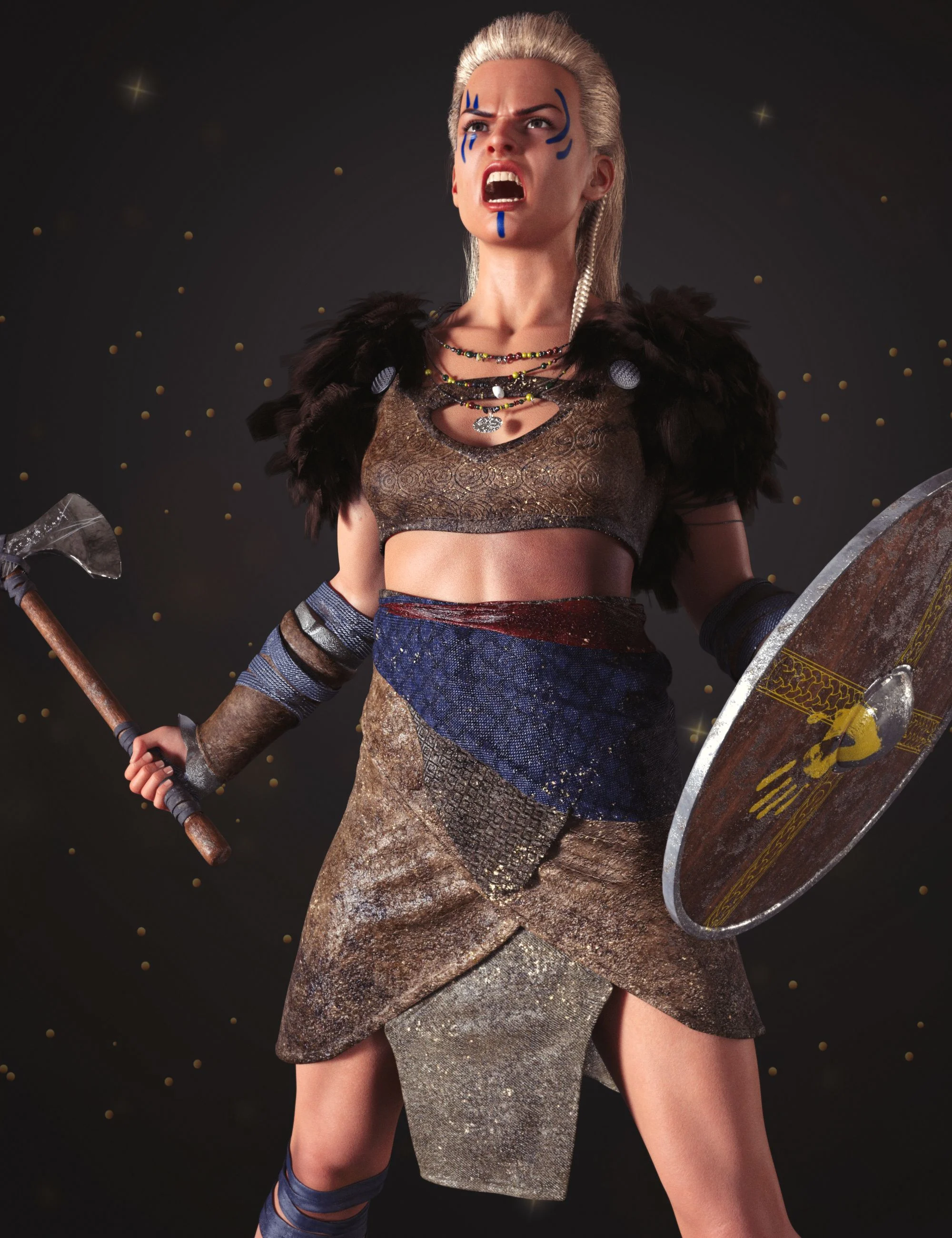 Frida Viking Outfit - CC3.4 iClone 7