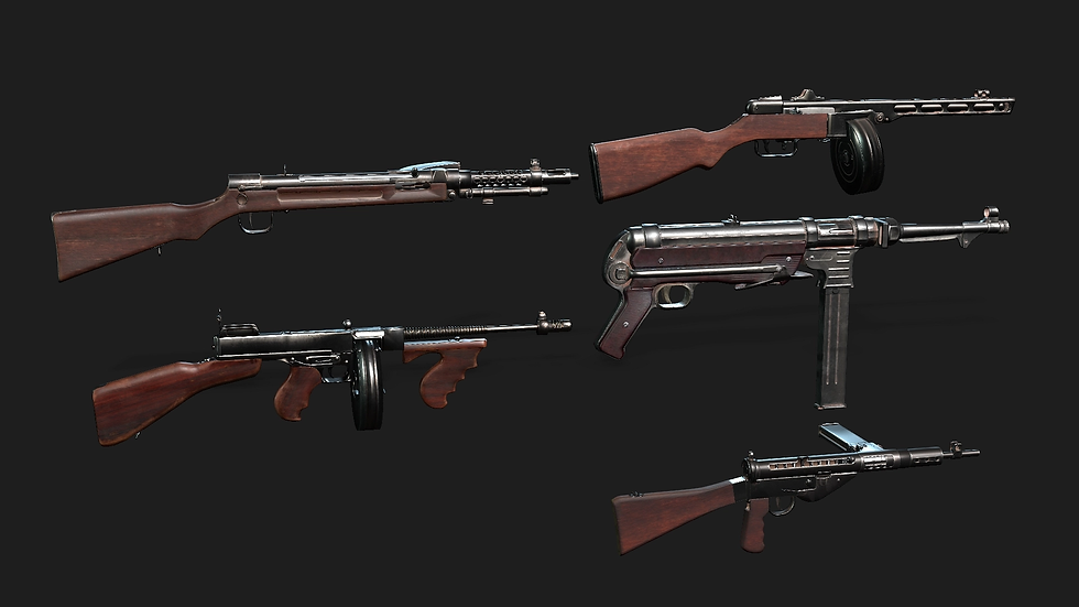 Thumbnail: WW2 Submachine Guns (iclone 7.83 or Up)