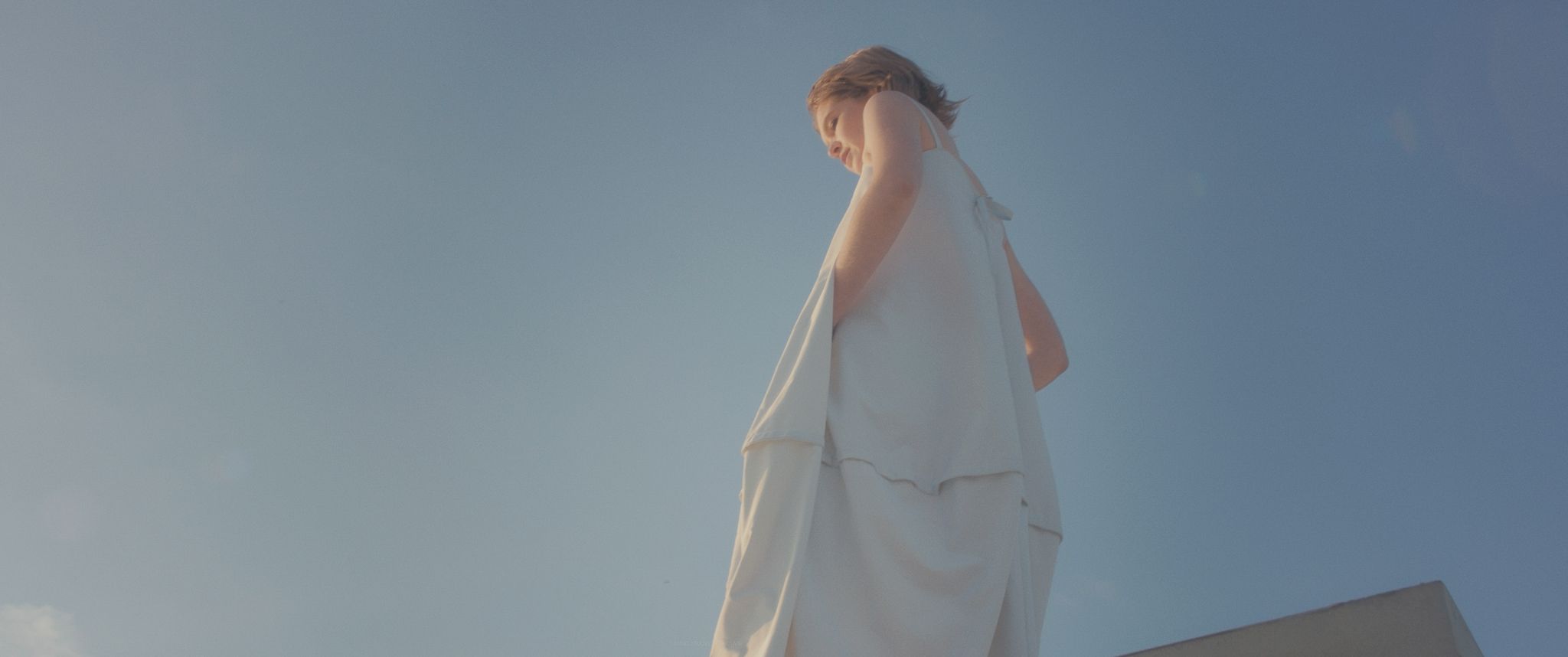 Cinematic portrait with film aesthetic