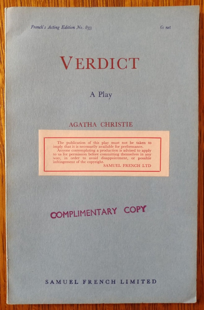 COLLECTING PLAYS The 11 Original Agatha Christie Stage Plays